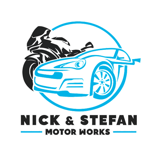 Nick and Stefan Motor Works logo